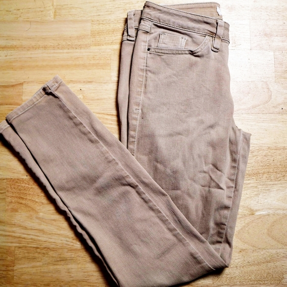 GUESS JEANS Brittney Khaki Skinny Pants - Picture 3 of 8